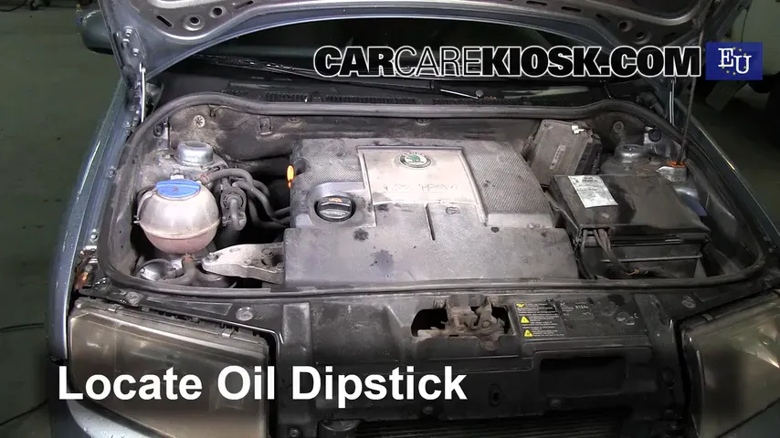 2004 Skoda Fabia Ten 1.2L 3 Cyl. Oil Check Oil Level